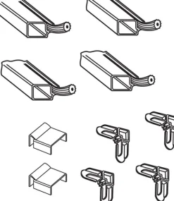 Prime-Line Bronze Aluminum 5/16 in. W X 3/4 in. L Screen Frame Kit 1 pk