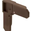 Prime-Line Bronze Plastic 3/8 in. W X 3/4 in. L Screen Frame Corner 1 pk