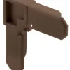 Prime-Line Bronze Plastic 5/16 in. W X 3/4 in. L Screen Frame Corner 1 pk