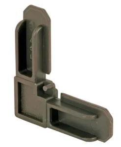 Prime-Line Bronze Plastic 7/16 in. W X 3/4 in. L Screen Frame Corner 1 pk