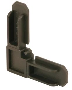 Prime-Line Bronze Plastic 5/16 in. W X 3/4 in. L Screen Frame Corner 1 pk