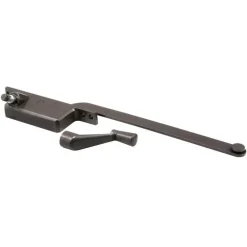 Prime-Line Bronze Steel Left Single-Arm Casement Window Operator For Steel Framed Windows