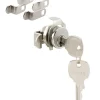 Prime-Line Brushed Nickel Steel Counter Clockwise Mailbox Lock