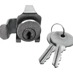 Prime-Line Brushed Nickel Steel Counter Clockwise Mailbox Lock