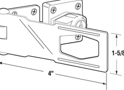 Prime-Line Chrome-Plated Steel 4 in. L Keyed Hasp Lock 1 pk