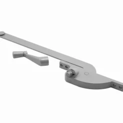 Prime-Line Die-Cast Gray Aluminum Right Single-Arm Casement Window Operator For Steel Framed Windows