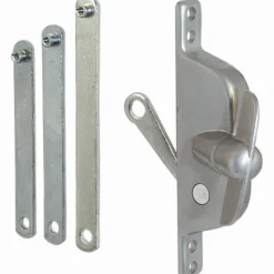Prime-Line Die-Cast Silver Aluminum Center Jalousie Window Operator Kit For Universal