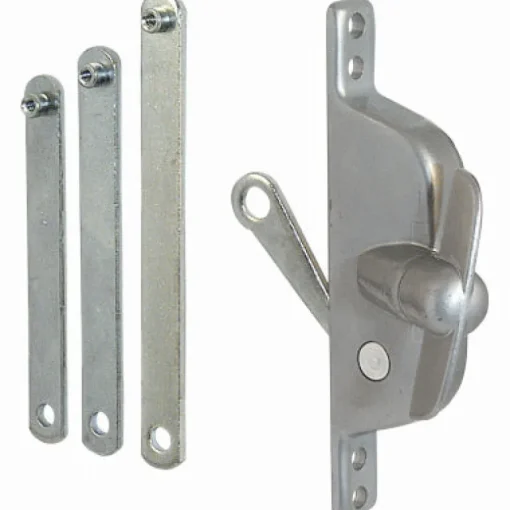 Prime-Line Die-Cast Silver Aluminum Center Jalousie Window Operator Kit For Universal