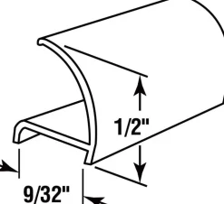 Prime-Line Glazing Channel Snap-In 0.438