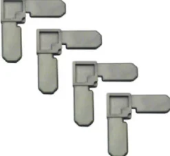 Prime-Line Gray Plastic 5/16 in. W X 3/4 in. L Screen Frame Corner 1 pk