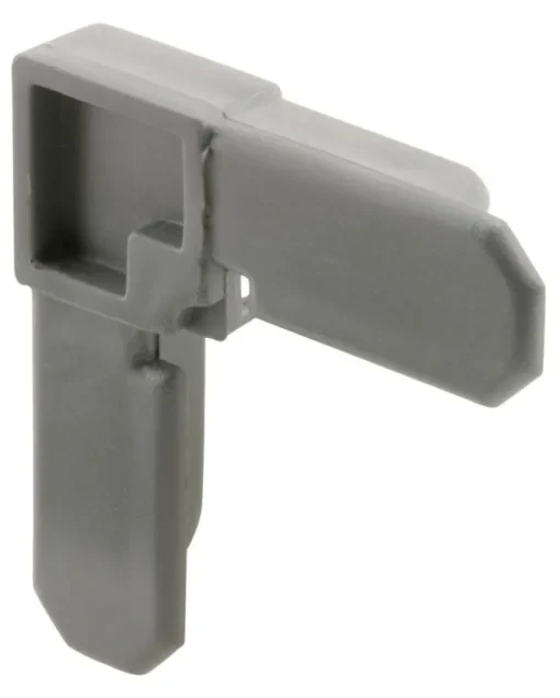 Prime-Line Gray Plastic 3/8 in. W X 3/4 in. L Screen Frame Corner 1 pk