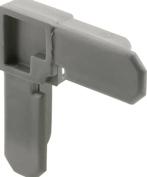 Prime-Line Gray Plastic 3/8 in. W X 3/4 in. L Screen Frame Corner 1 pk