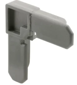 Prime-Line Gray Plastic 7/16 in. W X 3/4 in. L Screen Frame Corner 1 pk