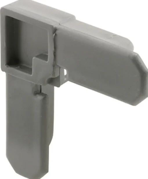 Prime-Line Gray Plastic 7/16 in. W X 3/4 in. L Screen Frame Corner 1 pk