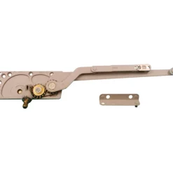 Prime-Line Gray Steel Right Dual-Arm Casement Window Operator For EntryGard