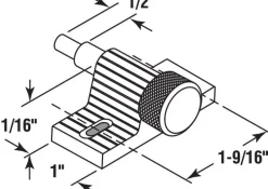Prime-Line Metal Indoor Sliding Door Lock
