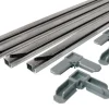 Prime-Line Mill Aluminum 5/16 in. W X 3/4 in. L Screen Frame Kit 1 pk