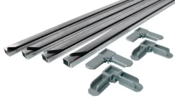 Prime-Line Mill Aluminum 5/16 in. W X 3/4 in. L Screen Frame Kit 1 pk