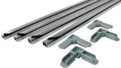 Prime-Line Mill Aluminum 7/16 in. W X 3/4 in. L Screen Frame Kit 1 pk