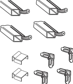 Prime-Line Mill Aluminum 7/16 in. W X 3/4 in. L Screen Frame Kit 1 pk