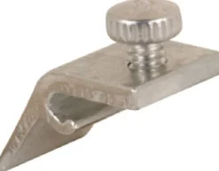 Prime-Line Mill Aluminum Storm Door Panel Clip For 1/2 inch 8 pk