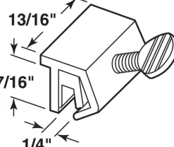 Prime-Line Mill Aluminum Sliding Window Lock 2 pk