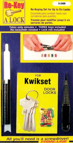 Prime-Line No. 5 Metal Re-Keying Kit 1 pk