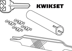 Prime-Line No. 5 Metal Re-Keying Kit 1 pk