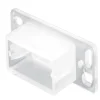 Prime-Line Plastic Center Guide Drawer Track Back Plate 2 pk