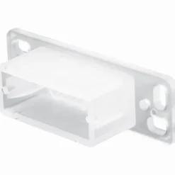 Prime-Line Plastic Center Guide Drawer Track Back Plate 2 pk
