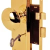 Prime-Line Security Bright Brass Mortise Lockset 1-3/4 in.
