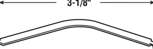 Prime-Line Silver Steel Flat Window Spring 3 in. L X 3.13 in. H 6 pk