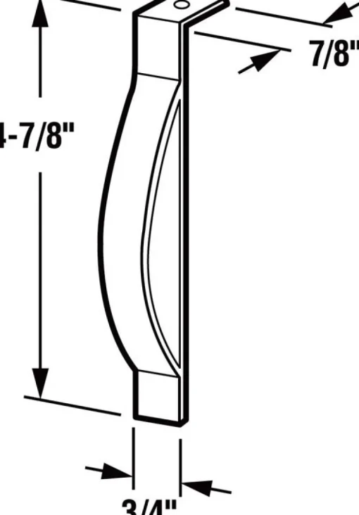Prime-Line Silver Steel Window Sash Spring 3/4 in. W X 4-7/8 in. L 2 pk