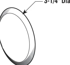 Prime-Line Vinyl White Wall Protector Mounts to wall 3-1/4 in.