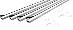 Prime-Line White Aluminum 5/16 in. W X 3/4 in. L Screen Frame Kit 1 pk