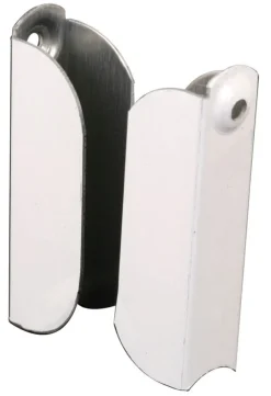 Prime-Line White Aluminum 7/16 in. W x 2 in. L Window Frame Fasteners 1 pk (Pack of 6)