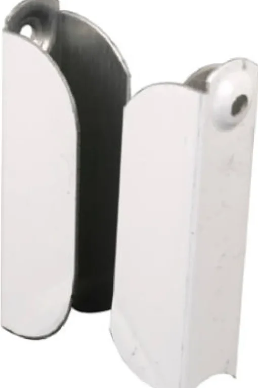 Prime-Line White Aluminum 7/16 in. W x 2 in. L Window Frame Fasteners 1 pk (Pack of 6)