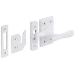Prime-Line White Die-Cast Zinc Casement Lock 1 pk