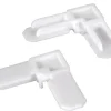 Prime-Line White Plastic 1/4 in. W X 3/4 in. L Screen Frame Corner 100 pk
