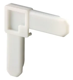 Prime-Line White Plastic 7/16 in. W X 3/4 in. L Screen Frame Corner 1 pk