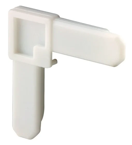Prime-Line White Plastic 7/16 in. W X 3/4 in. L Screen Frame Corner 1 pk