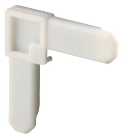 Prime-Line White Plastic 5/16 in. W X 3/4 in. L Screen Frame Corner 1 pk