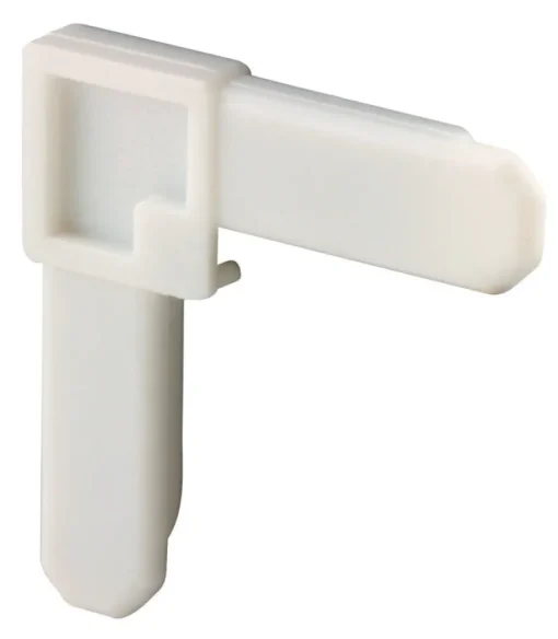 Prime-Line White Plastic 5/16 in. W X 3/4 in. L Screen Frame Corner 1 pk