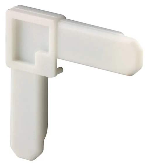 Prime-Line White Plastic 3/8 in. W X 3/4 in. L Screen Frame Corner 1 pk
