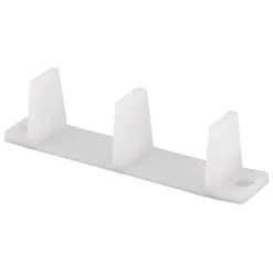 Prime-Line White Plastic Door Guide 2 pc