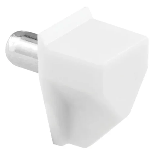 Prime-Line White Plastic Shelf Shelf Support Peg 5 mm Ga. .625 in. L 15 lb