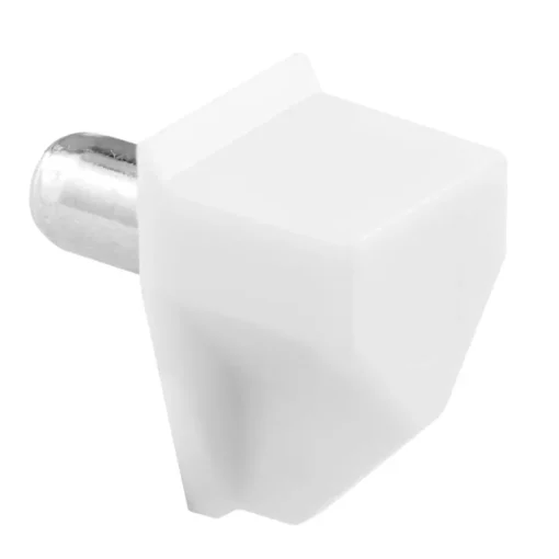 Prime-Line White Plastic Shelf Shelf Support Peg 5 mm Ga. .625 in. L 15 lb
