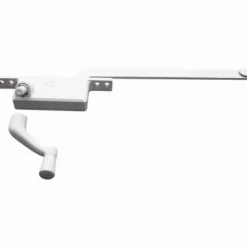 Prime-Line White Steel Left Single-Arm Casement Window Operator For Steel Framed Windows