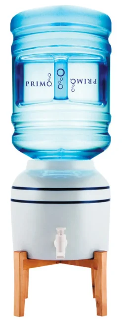Primo Water Cream Porcelain Portable Bottled Water Dispenser 10 L x 10 W x 16.5 H in.