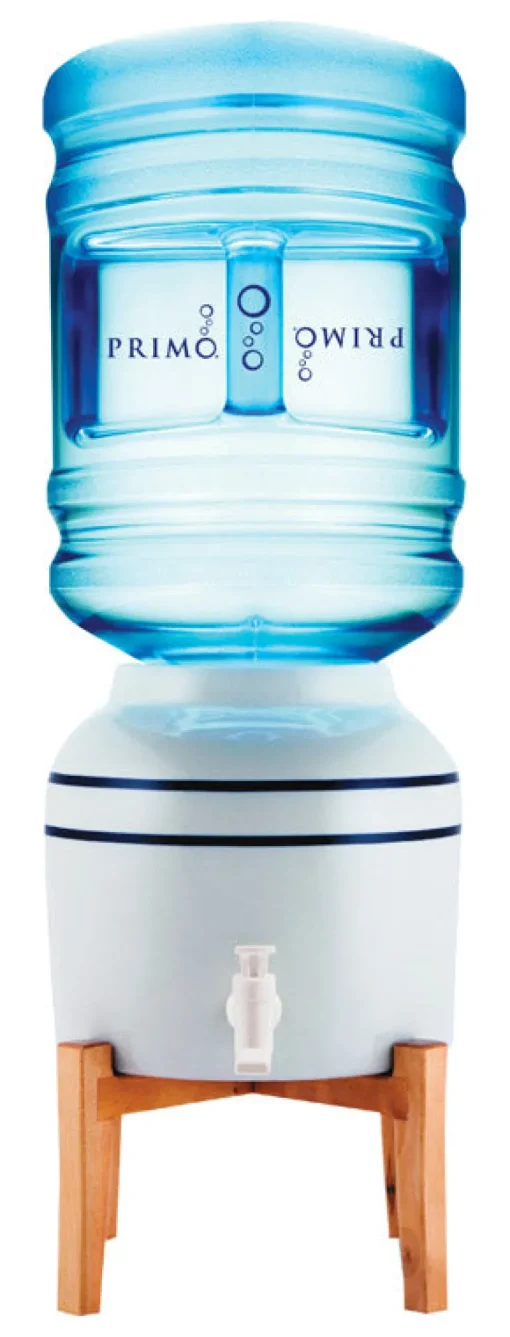 Primo Water Cream Porcelain Portable Bottled Water Dispenser 10 L x 10 W x 16.5 H in.